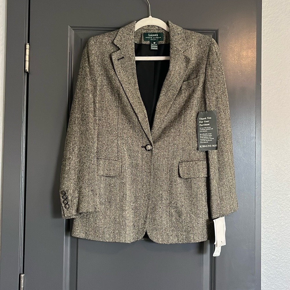 NWT 100% Silk Ralph Lauren Blazer